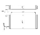 Schimbator caldura, incalzire habitaclu NRF 53555</br>Piesa auto pentru Radiator racire apa/ ulei