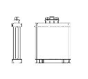 Schimbator caldura, incalzire habitaclu NRF 53558</br>Piesa auto pentru Radiator racire apa/ ulei