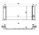 Radiator, racire motor NRF 53603