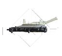 Radiator, racire motor NRF 53620