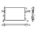 Radiator, racire motor NRF 53628