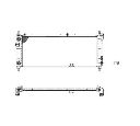 Radiator, racire motor NRF 53631</br>Piesa auto pentru Radiator racire apa/ ulei