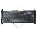 Radiator, racire motor NRF 53631</br>Piesa auto pentru Radiator racire apa/ ulei