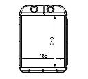 Schimbator caldura, incalzire habitaclu NRF 53668