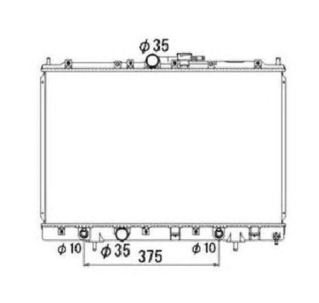 Radiator, racire motor NRF 53686</br>Piesa auto pentru Radiator racire apa/ ulei Radiator, racire motor NRF 53686</br>Piesa auto pentru Radiator racire apa/ ulei
