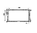 Radiator, racire motor NRF 53723