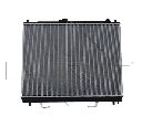Radiator, racire motor NRF 53754