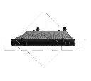 Radiator, racire motor NRF 53816</br>Piesa auto pentru Radiator racire apa/ ulei