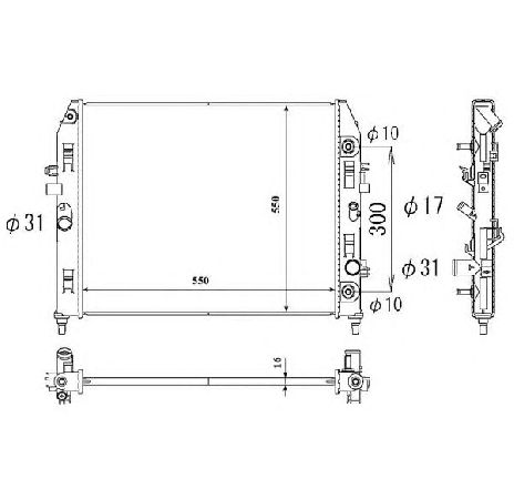 Radiator, racire motor NRF 53851</br>Piesa auto pentru Radiator racire apa/ ulei Radiator, racire motor NRF 53851</br>Piesa auto pentru Radiator racire apa/ ulei