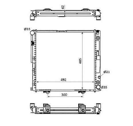 Radiator, racire motor NRF 53872</br>Piesa auto pentru Radiator racire apa/ ulei Radiator, racire motor NRF 53872</br>Piesa auto pentru Radiator racire apa/ ulei