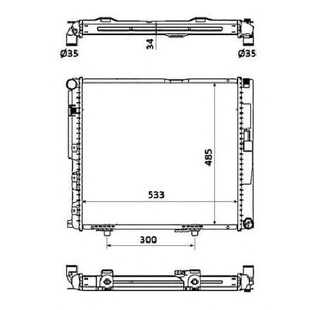 Radiator, racire motor NRF 53874</br>Piesa auto pentru Radiator racire apa/ ulei Radiator, racire motor NRF 53874</br>Piesa auto pentru Radiator racire apa/ ulei