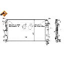 Radiator, racire motor NRF 53885</br>Piesa auto pentru Radiator racire apa/ ulei