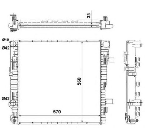 Radiator, racire motor NRF 53895</br>Piesa auto pentru Radiator racire apa/ ulei Radiator, racire motor NRF 53895</br>Piesa auto pentru Radiator racire apa/ ulei