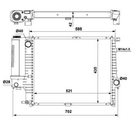 Radiator, racire motor NRF 53897</br>Piesa auto pentru Radiator racire apa/ ulei Radiator, racire motor NRF 53897</br>Piesa auto pentru Radiator racire apa/ ulei
