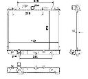 Radiator, racire motor NRF 53918