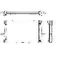 Radiator, racire motor NRF 539509