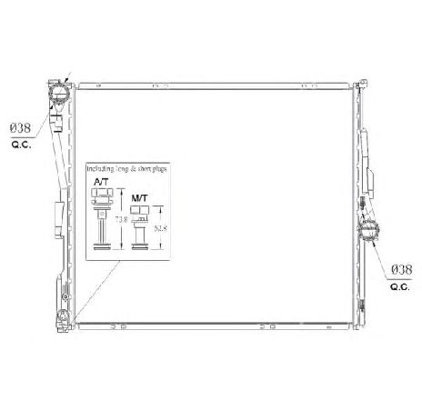 Radiator, racire motor NRF 53956</br>Piesa auto pentru Radiator racire apa/ ulei Radiator, racire motor NRF 53956</br>Piesa auto pentru Radiator racire apa/ ulei