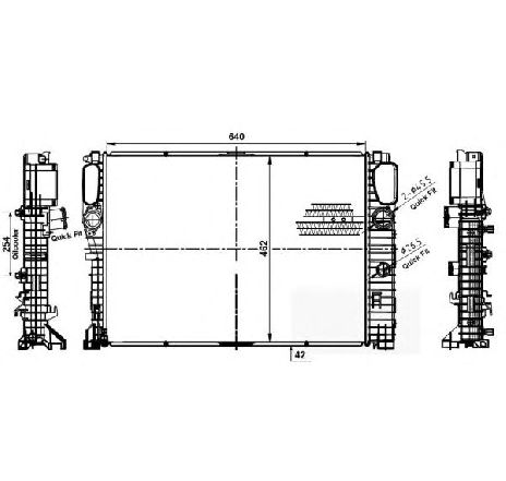 Radiator, racire motor NRF 53979</br>Piesa auto pentru Radiator racire apa/ ulei Radiator, racire motor NRF 53979</br>Piesa auto pentru Radiator racire apa/ ulei