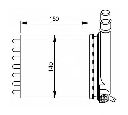 Schimbator caldura, incalzire habitaclu NRF 54212