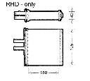 Schimbator caldura, incalzire habitaclu NRF 54223</br>Piesa auto pentru Incalzire
