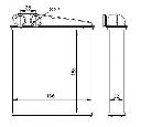Schimbator caldura, incalzire habitaclu NRF 54276</br>Piesa auto pentru Incalzire
