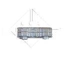 Schimbator caldura, incalzire habitaclu NRF 54300