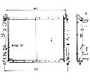 Radiator, racire motor NRF 54501</br>Piesa auto pentru Radiator racire apa/ ulei