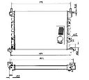 Radiator, racire motor NRF 54667</br>Piesa auto pentru Radiator racire apa/ ulei