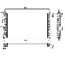 Radiator, racire motor NRF 54682</br>Piesa auto pentru Radiator racire apa/ ulei
