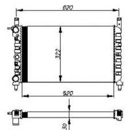 Radiator, racire motor NRF 54702</br>Piesa auto pentru Radiator racire apa/ ulei Radiator, racire motor NRF 54702</br>Piesa auto pentru Radiator racire apa/ ulei