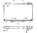 Radiator, racire motor NRF 54750