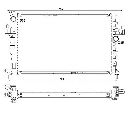 Radiator, racire motor NRF 54753</br>Piesa auto pentru Radiator racire apa/ ulei