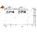 Radiator, racire motor NRF 55307