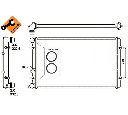 Radiator, racire motor NRF 55309