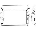 Radiator, racire motor NRF 55317
