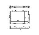 Radiator, racire motor NRF 55332