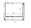 Radiator, racire motor NRF 55339