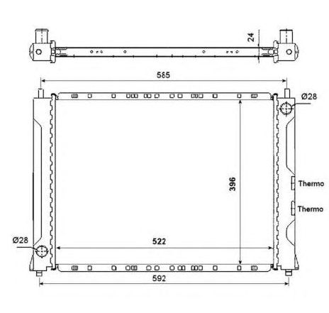 Radiator, racire motor NRF 55425</br>Piesa auto pentru Radiator racire apa/ ulei Radiator, racire motor NRF 55425</br>Piesa auto pentru Radiator racire apa/ ulei