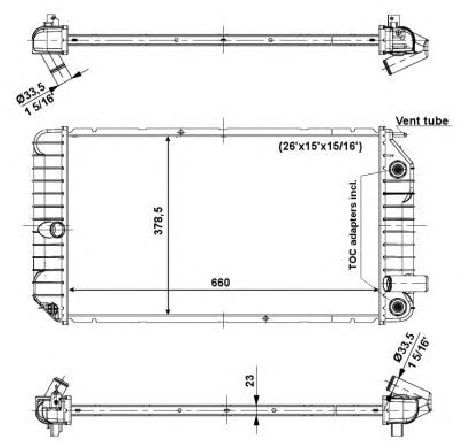 Radiator, racire motor NRF 56007</br>Piesa auto pentru Radiator racire apa/ ulei Radiator, racire motor NRF 56007</br>Piesa auto pentru Radiator racire apa/ ulei