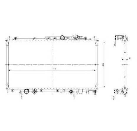 Radiator, racire motor NRF 56078</br>Piesa auto pentru Radiator racire apa/ ulei Radiator, racire motor NRF 56078</br>Piesa auto pentru Radiator racire apa/ ulei