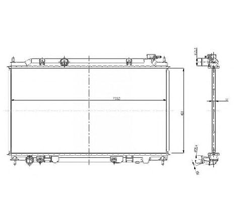 Radiator, racire motor NRF 56080</br>Piesa auto pentru Radiator racire apa/ ulei Radiator, racire motor NRF 56080</br>Piesa auto pentru Radiator racire apa/ ulei