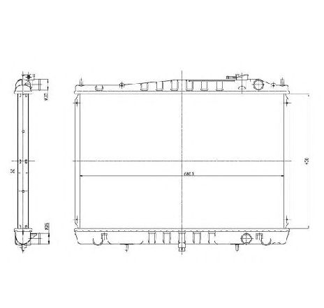 Radiator, racire motor NRF 56086</br>Piesa auto pentru Radiator racire apa/ ulei Radiator, racire motor NRF 56086</br>Piesa auto pentru Radiator racire apa/ ulei