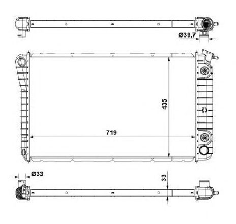 Radiator, racire motor NRF 56092</br>Piesa auto pentru Radiator racire apa/ ulei Radiator, racire motor NRF 56092</br>Piesa auto pentru Radiator racire apa/ ulei