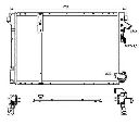 Radiator, racire motor NRF 58060