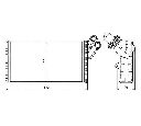 Schimbator caldura, incalzire habitaclu NRF 58066</br>Piesa auto pentru Radiator racire apa/ ulei