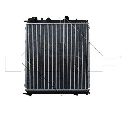 Radiator, racire motor NRF 58075</br>Piesa auto pentru Radiator racire apa/ ulei