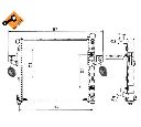 Radiator, racire motor NRF 58113