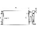 Radiator, racire motor NRF 58143</br>Piesa auto pentru Radiator racire apa/ ulei