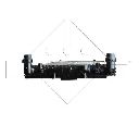 Radiator, racire motor NRF 58143</br>Piesa auto pentru Radiator racire apa/ ulei