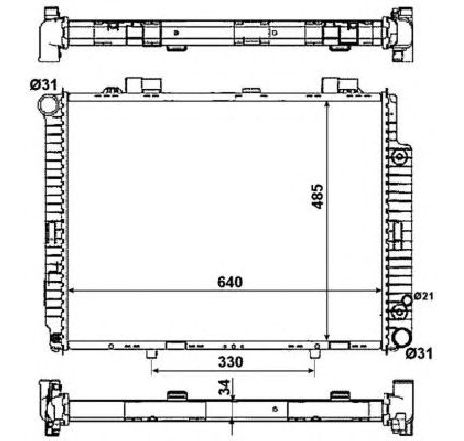 Radiator, racire motor NRF 58159</br>Piesa auto pentru Radiator racire apa/ ulei Radiator, racire motor NRF 58159</br>Piesa auto pentru Radiator racire apa/ ulei